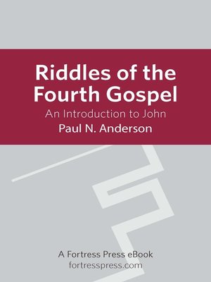 cover image of Riddles of the Fourth Gospel